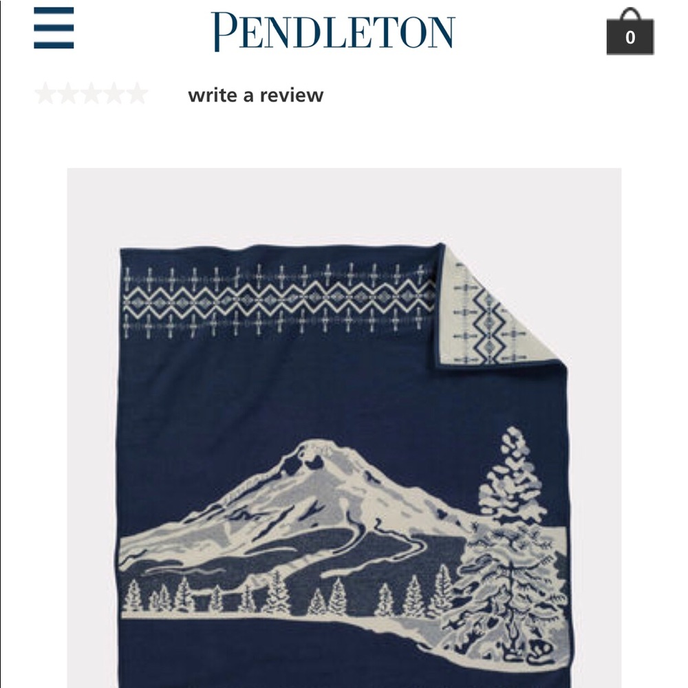ISO Pendleton Mt. Hood blanket